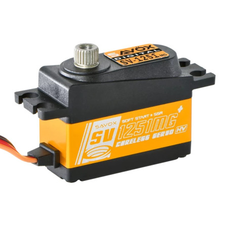 Servo numérique Savox SV-1251MG+ (30g, 8kg / 0,095sec. 7.4V) - FLASH RC