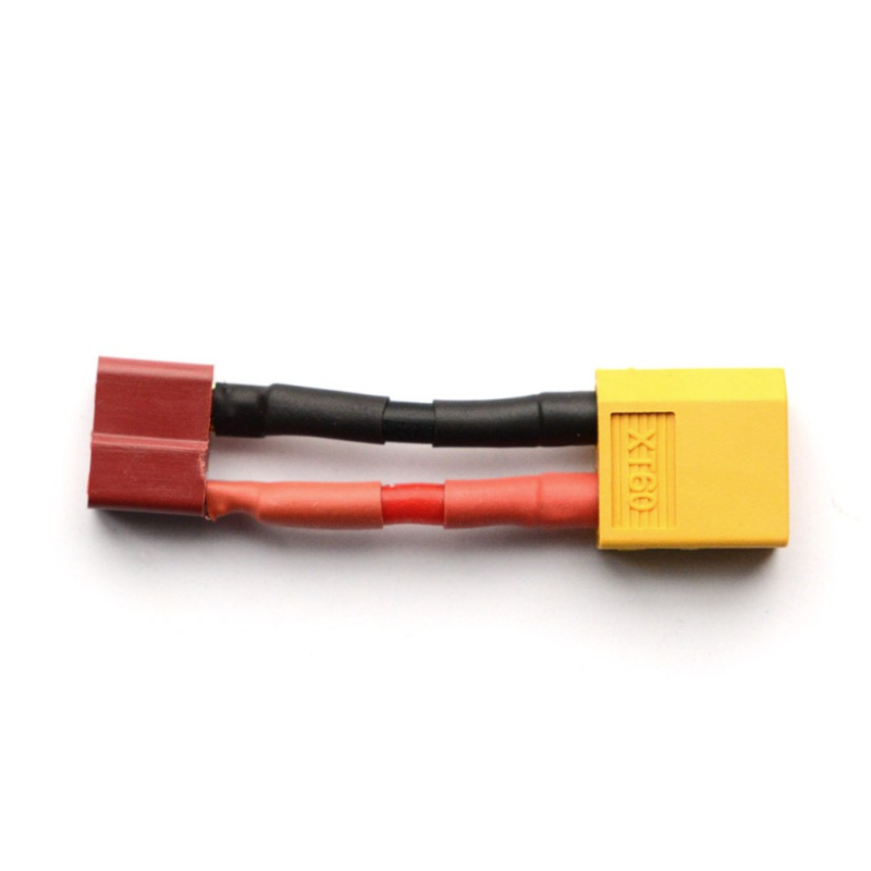 Plug adapter XT60 controller (M) to Deans (T) battery (F)
