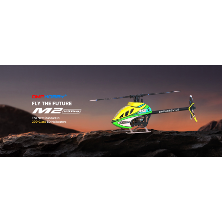 HELICOPTERE OMPHOBBY 3D M2 V3 PRO velocity-green