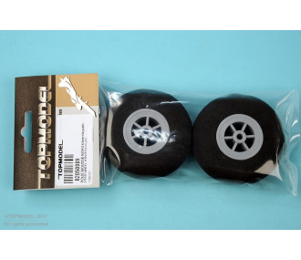 TOPMODEL ROUE MOUSSE KOVO ø63mm la paire - FLASH RC 2