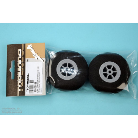 TOPMODEL ROUE MOUSSE KOVO ø63mm la paire