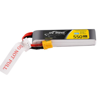 Batterie Tattu lipo 2S HV 7.6V 550mAh 95C prise xt30 - FLASH RC