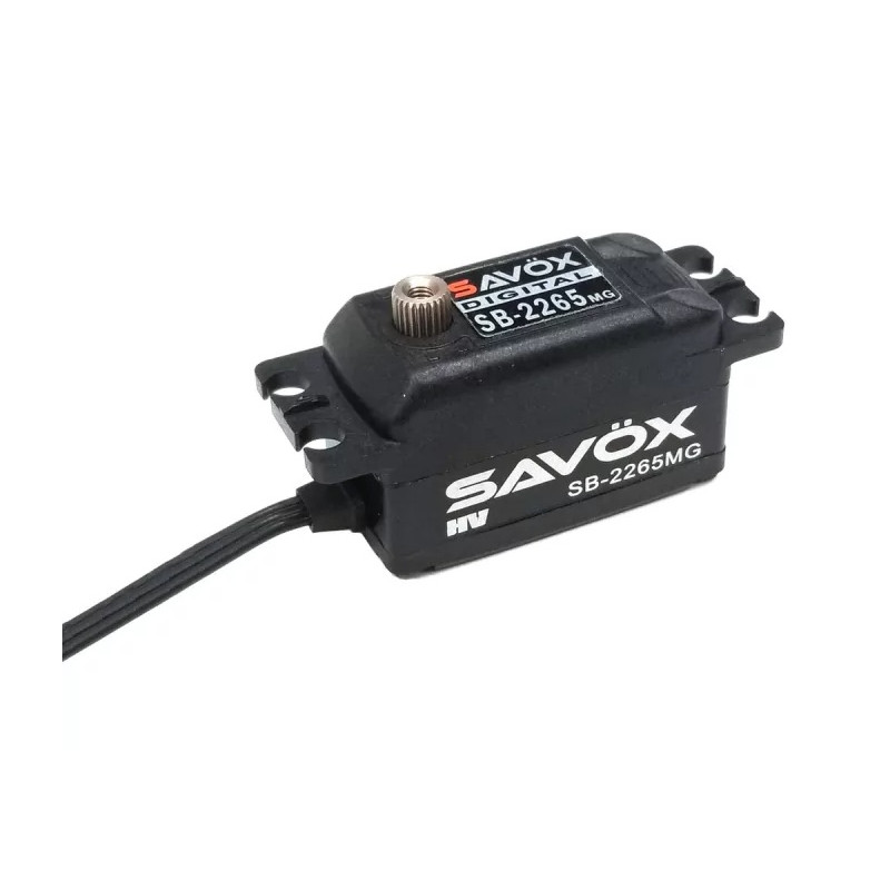 Servo numérique bas profil Savox SB-2265MG (57g, 13kg.cm, 0.08s/60°) - FLASH RC