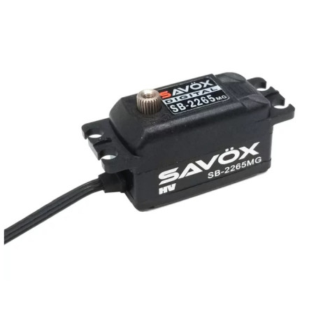 Servo numérique bas profil Savox SB-2265MG (57g, 13kg.cm, 0.08s/60°) - FLASH RC