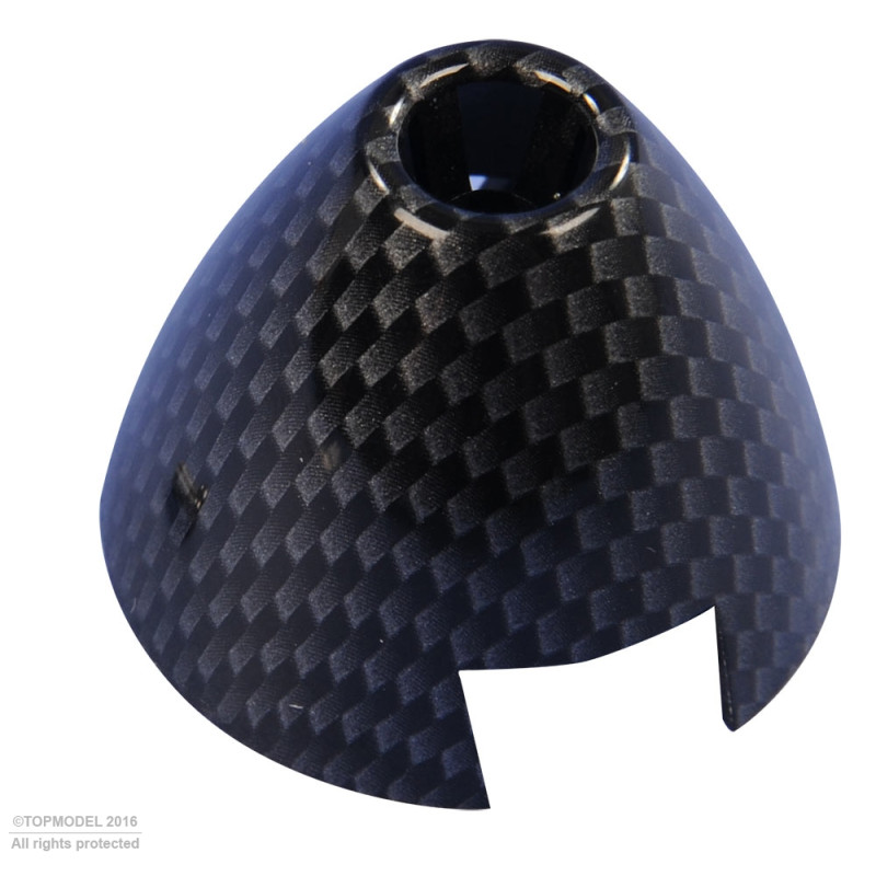 TURBO SPINNER Ø38mm CARBON LOOK (seul) - FLASH RC
