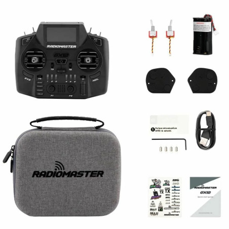 Radiocommande GX12 Dual-Band ELRS Gemini-X Mode 2 Radiomaster
