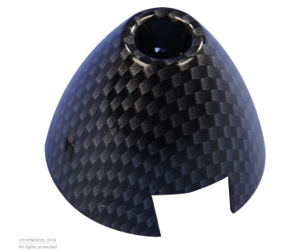 TURBO SPINNER Ø30mm CARBON LOOK (seul) - FLASH RC