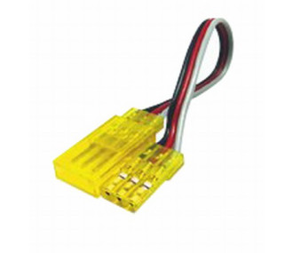 RALLONGE SERVO JR/FUT 70cm JAUNE - FLASH RC