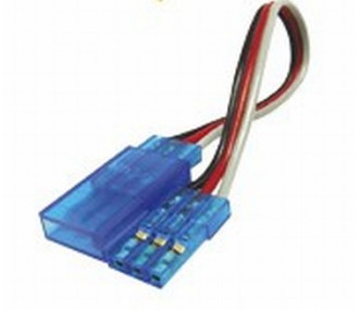 RALLONGE SERVO JR/FUT 60cm BLEU - FLASH RC