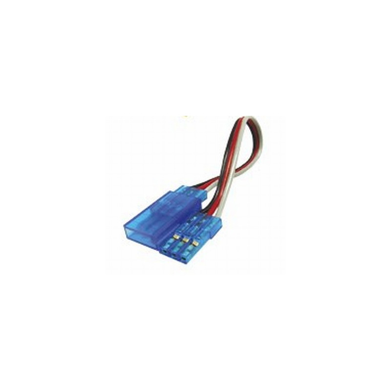 RALLONGE SERVO JR/FUT 60cm BLEU - FLASH RC