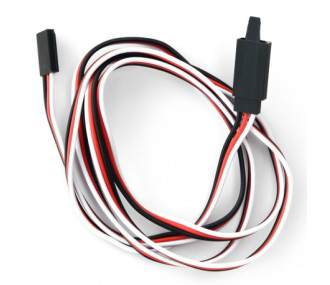 Rallonge servo Futaba avec sécurité 900mm 26AWG (0,32mm²) 2