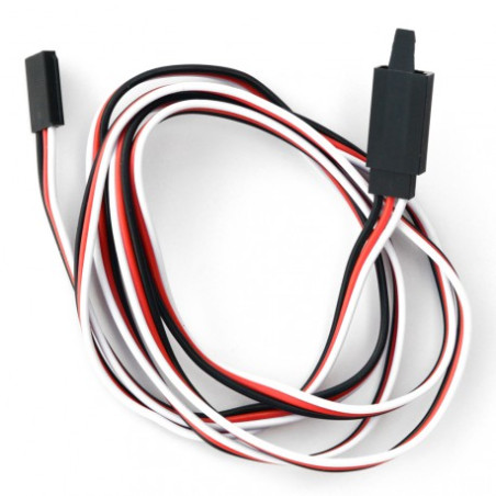 Rallonge servo Futaba avec sécurité 600mm 26AWG (0,32mm²)