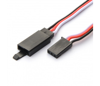 Rallonge servo Futaba avec sécurité 600mm 26AWG (0,32mm²)