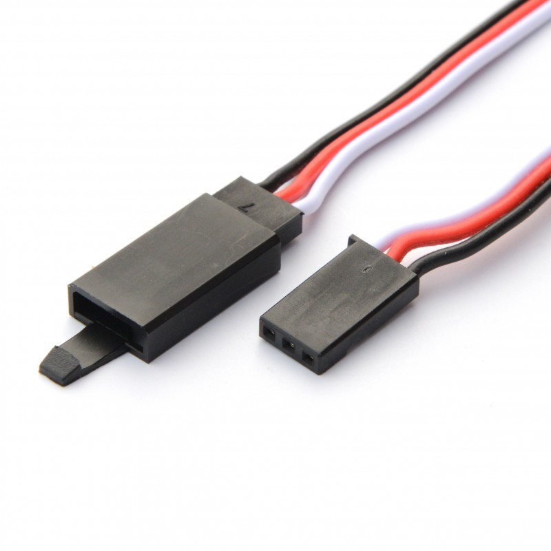 Rallonge servo Futaba avec sécurité 600mm 26AWG (0,32mm²)