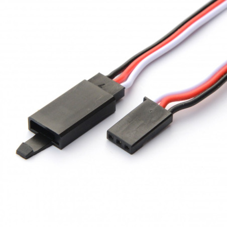 Rallonge servo Futaba avec sécurité 600mm 26AWG (0,32mm²)