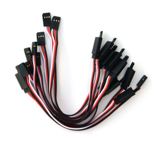 Rallonge servo Futaba avec sécurité 150mm 26AWG (0,32mm²) 2