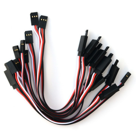 Rallonge servo Futaba avec sécurité 150mm 26AWG (0,32mm²)