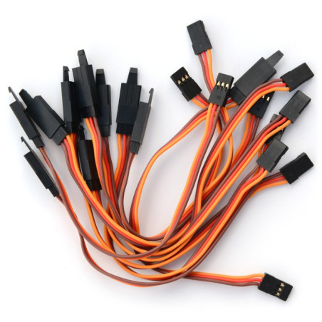 Rallonge servo JR avec sécurité 150mm 26AWG (0,32mm²)