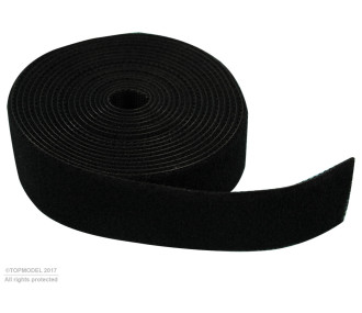 VELCRO® 20mm Rouleau 2m NOIR - FLASH RC