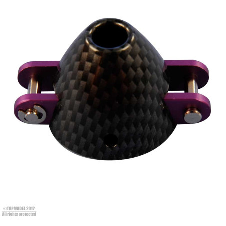 CONE Ø30mm CARBON LOOK, PORTE-PALES H Ø5mm