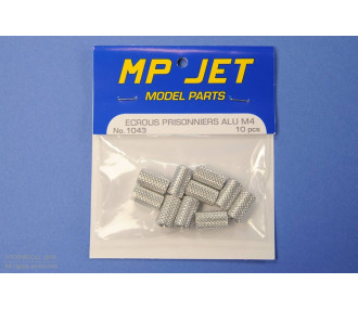 ECROU PRISONNIER M4 10pcs - FLASH RC 2