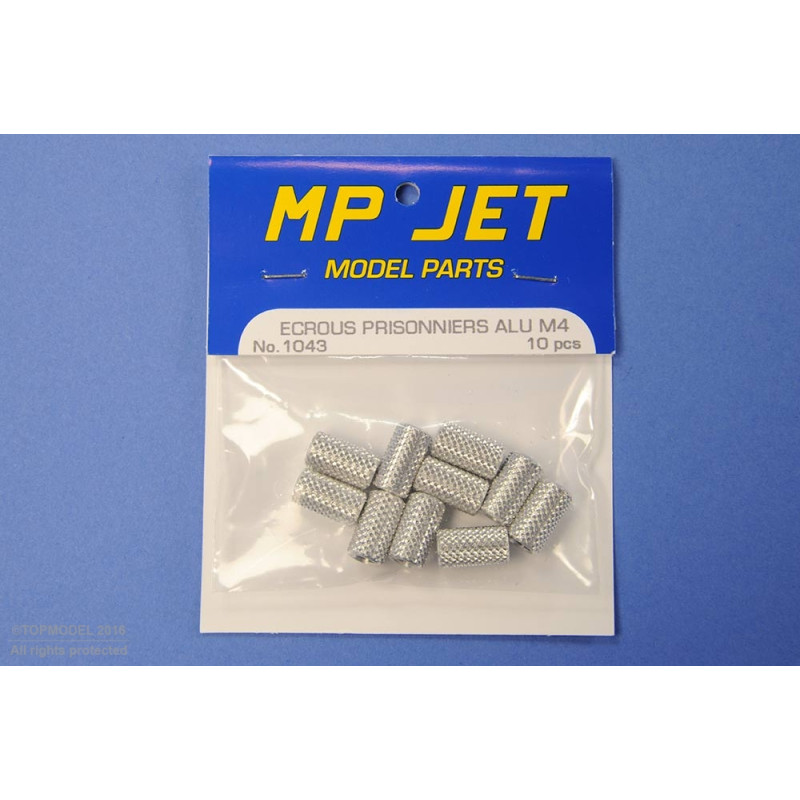 ECROU PRISONNIER M4 10pcs - FLASH RC