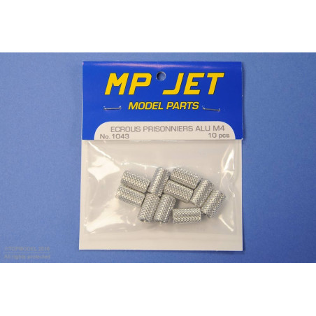 ECROU PRISONNIER M4 10pcs - FLASH RC