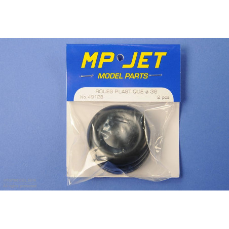 ROUE PLASTIQUE ø36mm la paire