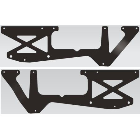 omp m2 v3 pro châssis latéral set
