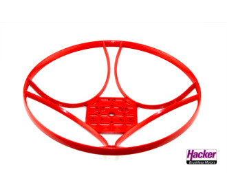 Cage nylon rouge pour paramoteur RC Hacker