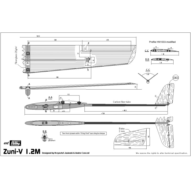 ZUNI-V 1,2m class HLG / Pente