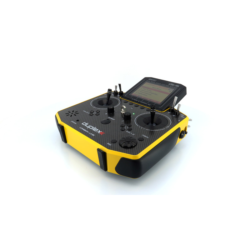 Radio Controls - Jeti DS16 Gen. 2 Carbon Line Yellow 2.4Ghz Duplex + R10 - FLASH RC