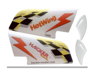 Aile Volante - HotWing 750 ARF rouge - Hocker Model 2