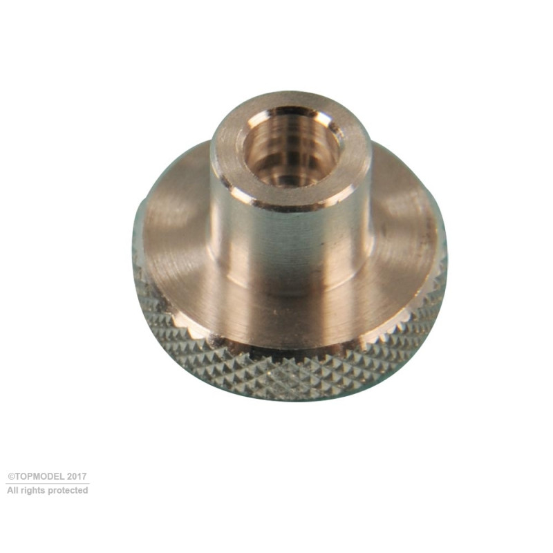 ECROU ALUMINIUM MOLETE M4 4pcs - FLASH RC
