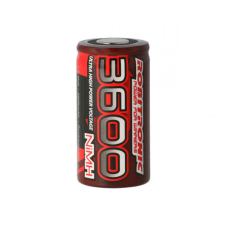Batterie NiMH 3600mAh 1,2V Sub-C Robitronic