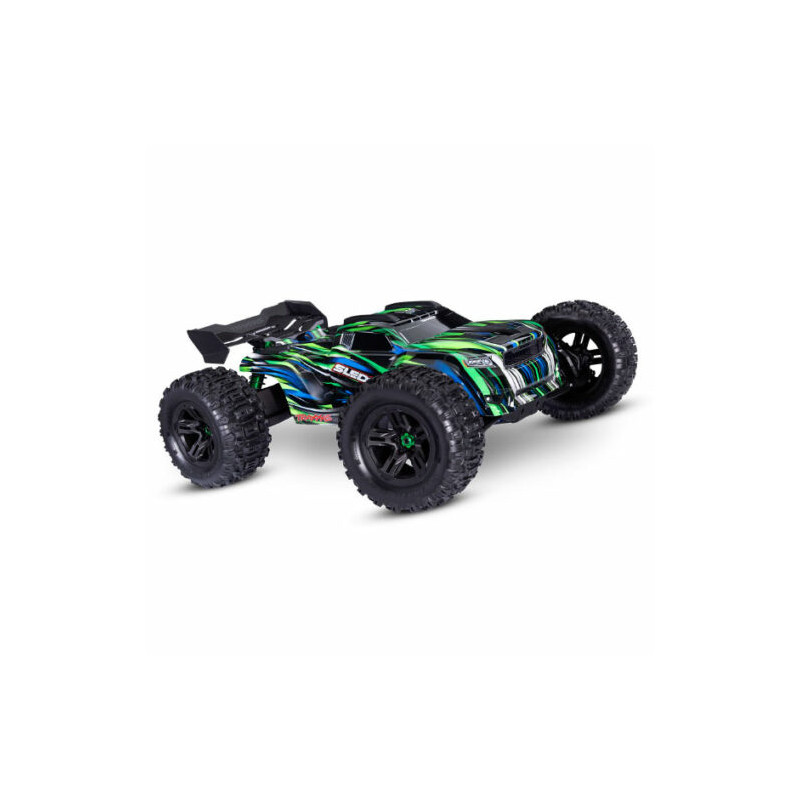 Traxxas SLEDGE vert lazer 4WD 2.4Ghz ( sans accus ni chargeur )  95096-4-ORNG - FLASH RC