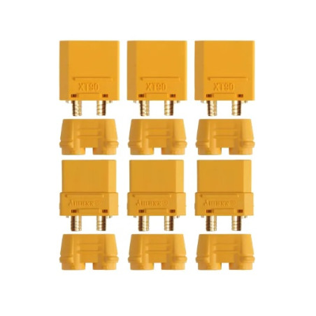 Prise XT90 M/F Amass (3 paires)