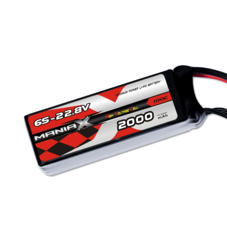 batterie-maniax-extreme-lipohv-228v-2000mah-100c - FLASH RC
