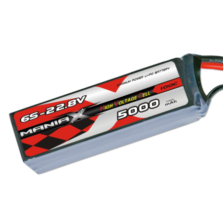 batterie-maniax-extreme-lipohv-228v-5000mah-100c - FLASH RC