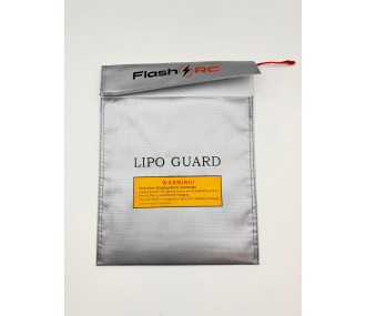 Accesorios para baterías y pilas - Bolsa Lipo seguridad grande 23x30cm FLASH RC - FLASH RC 2