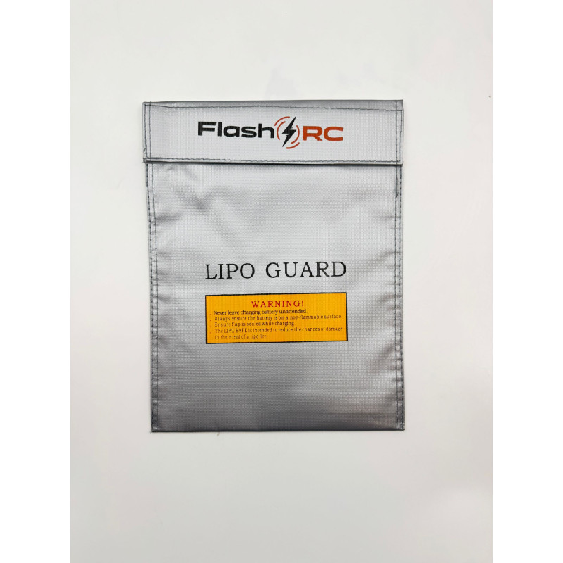 Accesorios para baterías y pilas - Bolsa Lipo seguridad grande 23x30cm FLASH RC - FLASH RC