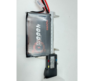Batterie MaxPro LiFe 6.6V 4000mAh 25C JR/MPX - FLASHRC 2