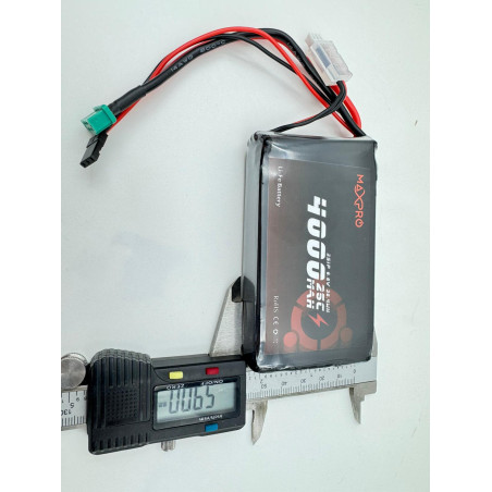 Batterie MaxPro LiFe 6.6V 4000mAh 25C JR/MPX