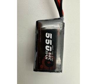 Batterie Lipo MaxPro 7.4V 550 mah en 50C JST-BEC