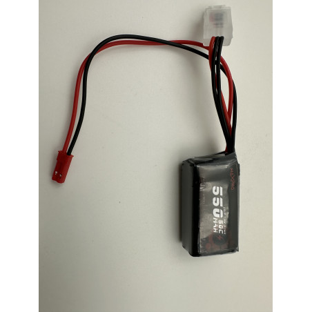 Batterie Lipo MaxPro 7.4V 550 mah en 50C JST-BEC
