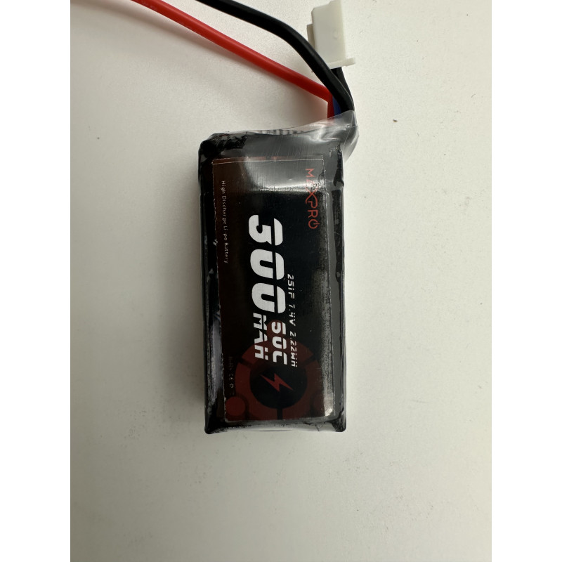 Batterie MaxPro lipo 2S 7.4V 300mAh 50C prise jst-bec - FLASHRC