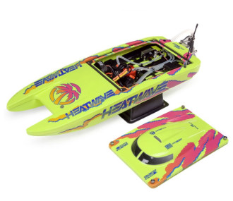 Blackjack 24" V2 Catamaran Brushless RTR, Heatwave jaune - FLASH RC 2