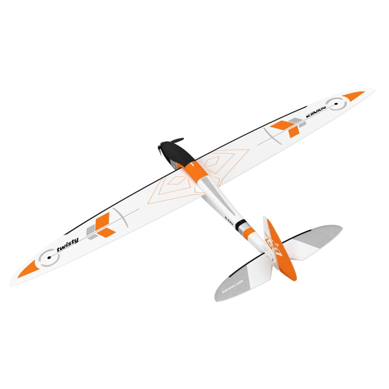 Motoplaneur Kavan Twisty 1512mm - orange - FLASH RC