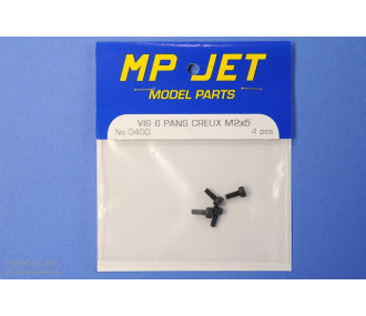 VIS 6 PANS CREUX M2x5 mm 4pcs 2