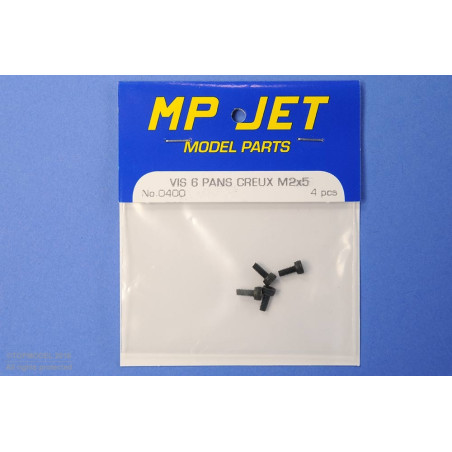VIS 6 PANS CREUX M2x5 mm 4pcs - FLASH RC